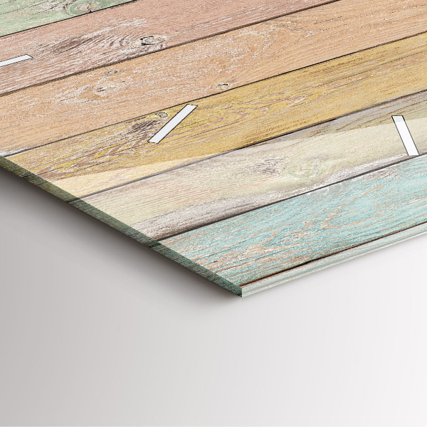 Reloj cuadrado Tablas de colores