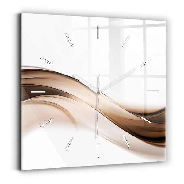 Reloj de pared cuadrado Línea abstracta