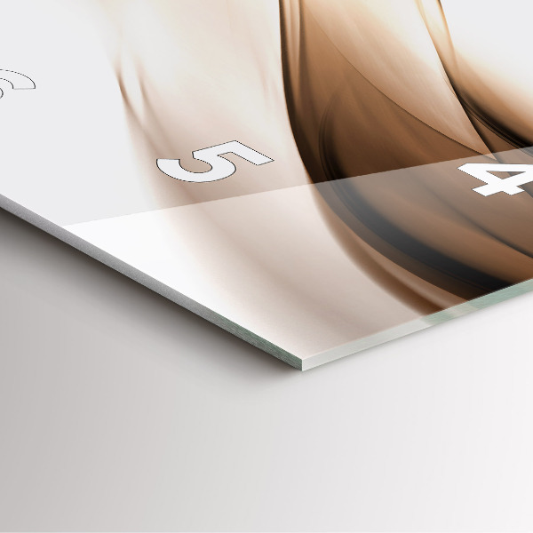 Reloj de pared cuadrado Línea abstracta