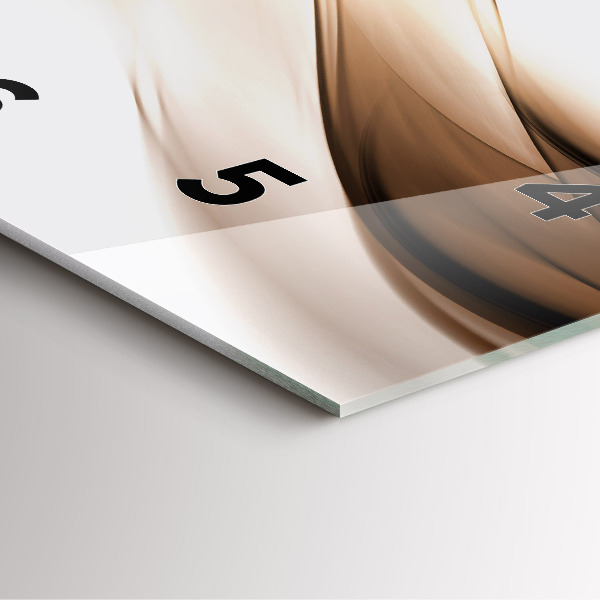 Reloj de pared cuadrado Línea abstracta