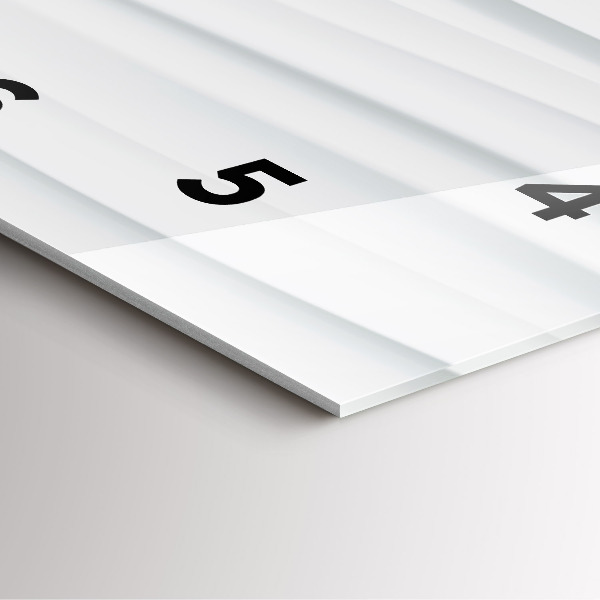 Reloj de pared cuadrado Textura de olas