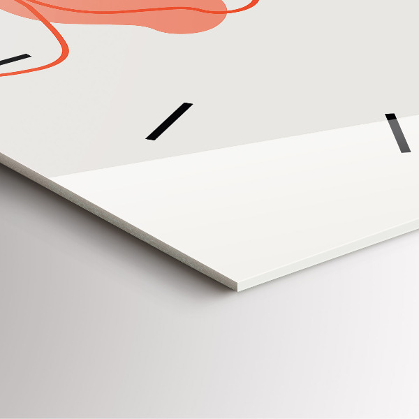 Reloj de pared cuadrado Plantas hawaianas