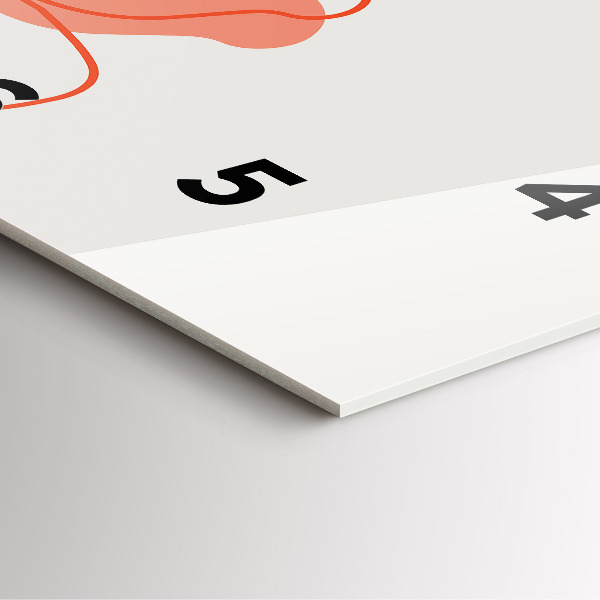 Reloj de pared cuadrado Plantas hawaianas