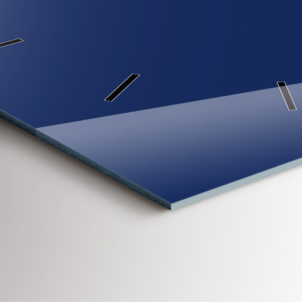 Reloj de pared cuadrado Azul marino