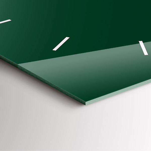 Reloj cuadrado Botella de color verde