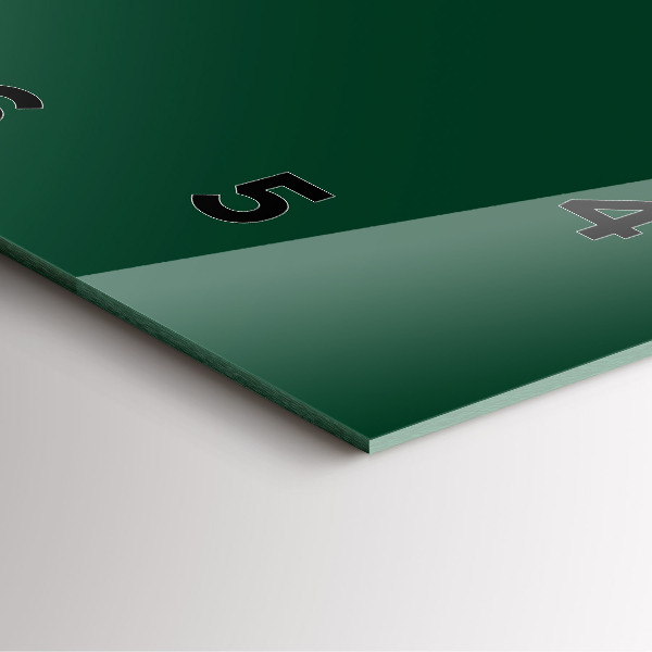 Reloj cuadrado Botella de color verde