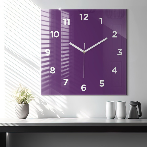 Reloj cuadrado Color morado