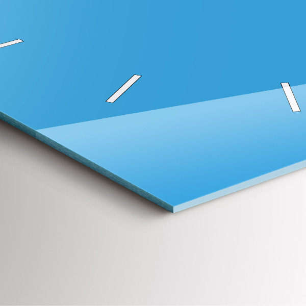 Reloj cuadrado Color azul