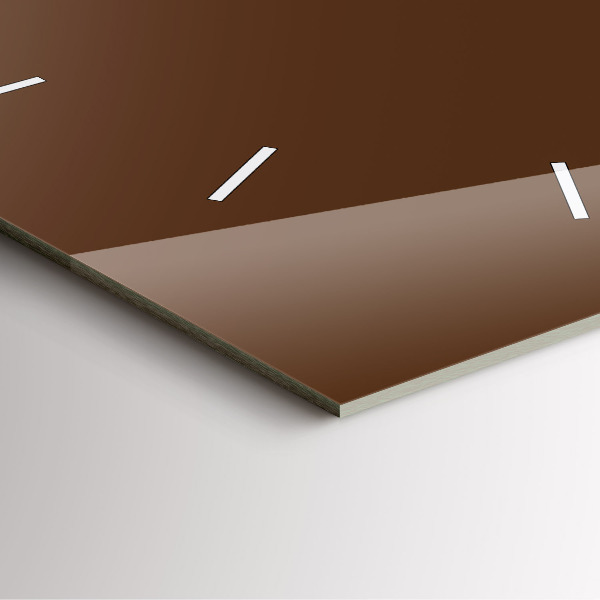 Reloj cuadrado Color marrón