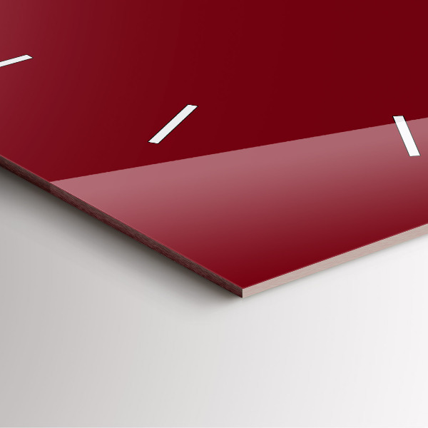 Reloj cuadrado Color burdeos