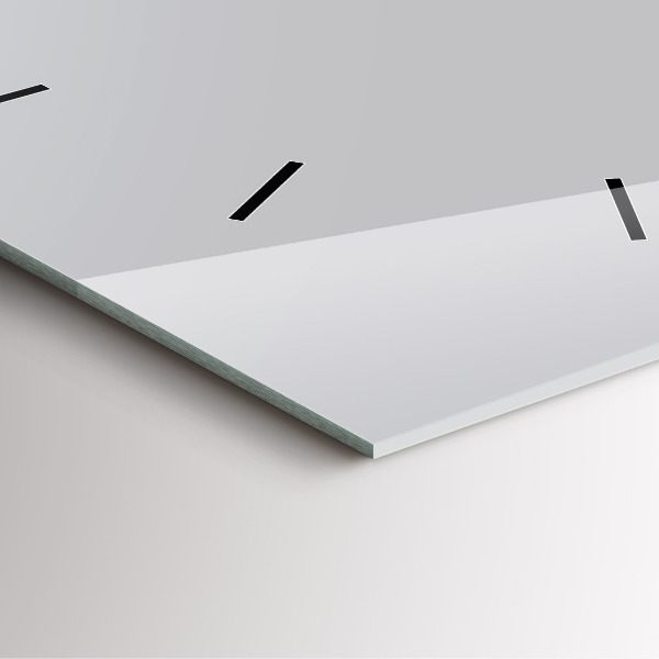 Reloj cuadrado El color gris claro