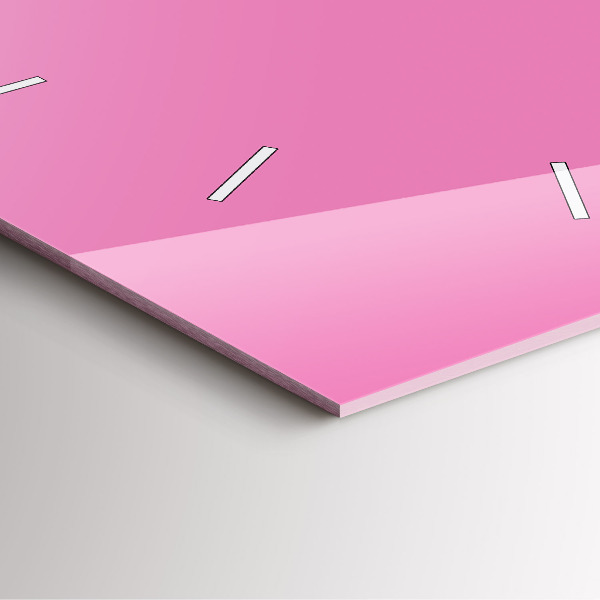 Reloj cuadrado Color rosa