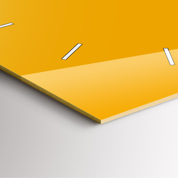 Reloj cuadrado Color amarillo dorado