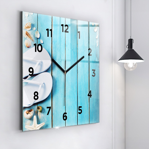 Reloj de pared cuadrado Accesorios navideños