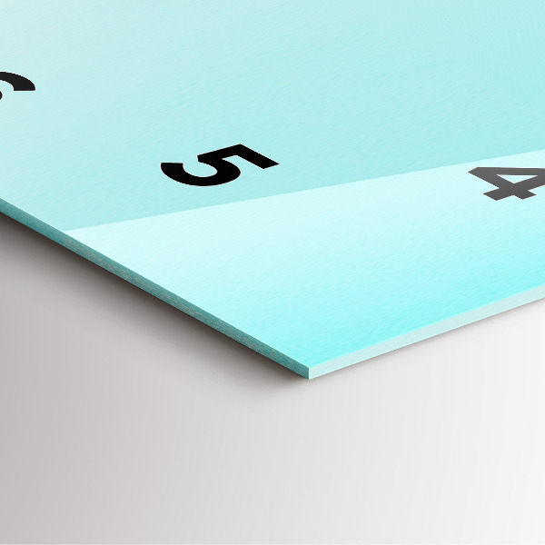 Reloj cuadrado Palmeras verdes