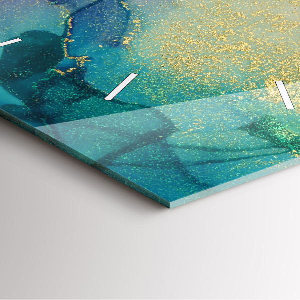 Reloj de pared cuadrado Abstracción cromática