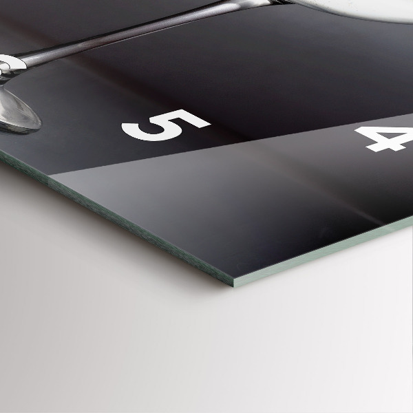 Reloj de pared cuadrado Copa de vino