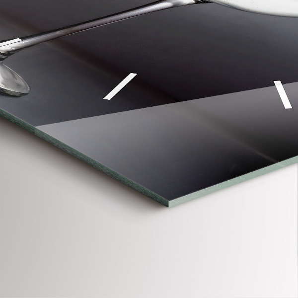 Reloj de pared cuadrado Copa de vino