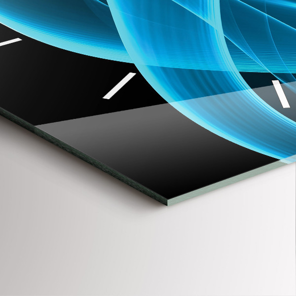 Reloj cuadrado Abstracción azul