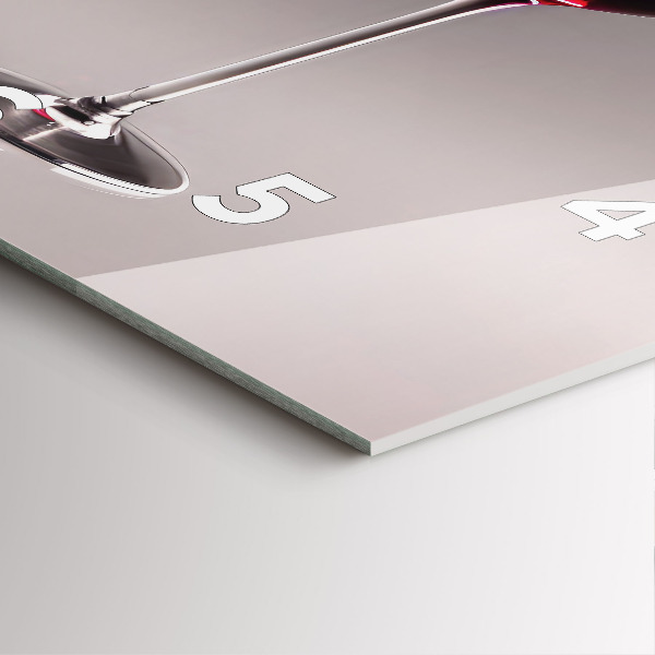 Reloj cuadrado Lámpara de vino tinto