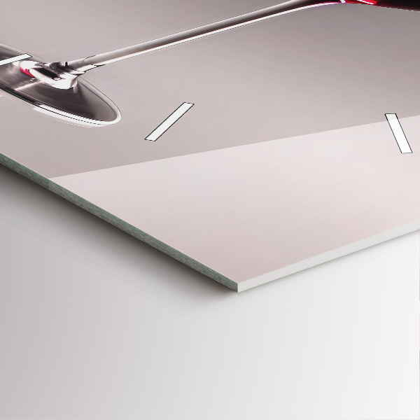 Reloj cuadrado Lámpara de vino tinto