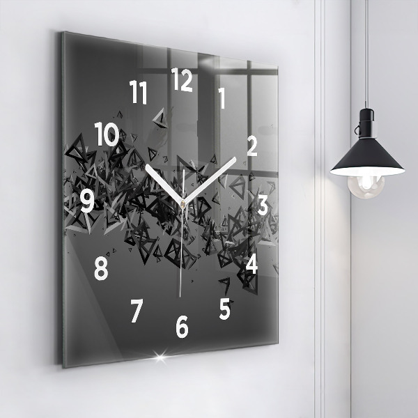 Reloj de pared cuadrado Abstracción