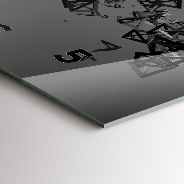 Reloj de pared cuadrado Abstracción