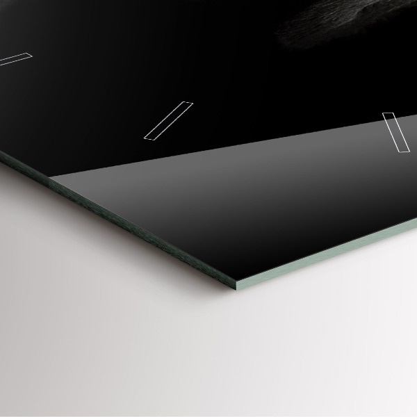 Reloj de pared cuadrado Perro y gato escocés