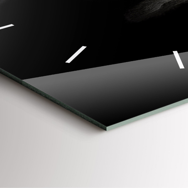 Reloj de pared cuadrado Perro y gato escocés