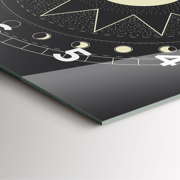 Reloj cuadrado Fases de la luna