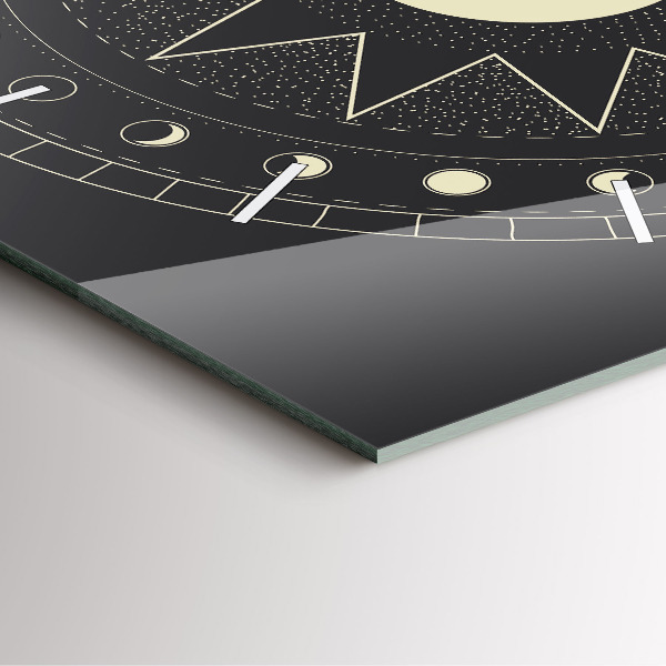 Reloj cuadrado Fases de la luna