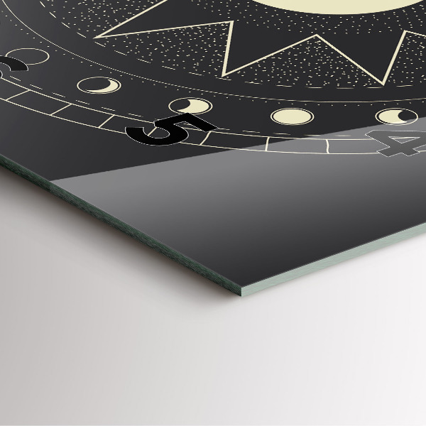 Reloj cuadrado Fases de la luna