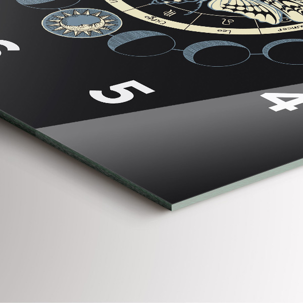 Reloj cuadrado Fases de la luna