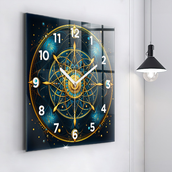 Reloj de pared cuadrado Reloj horóscopo