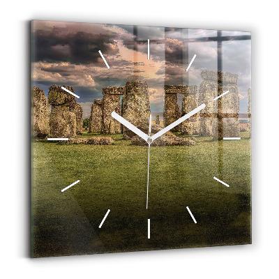 Reloj cuadrado Stonehenge Nimbostratus
