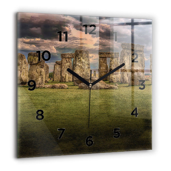 Reloj cuadrado Stonehenge Nimbostratus