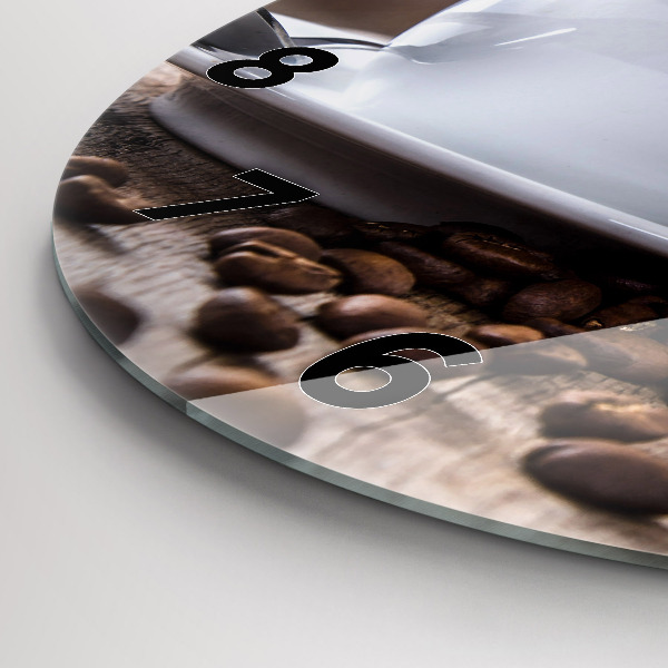 Reloj redondo pared Taza de café