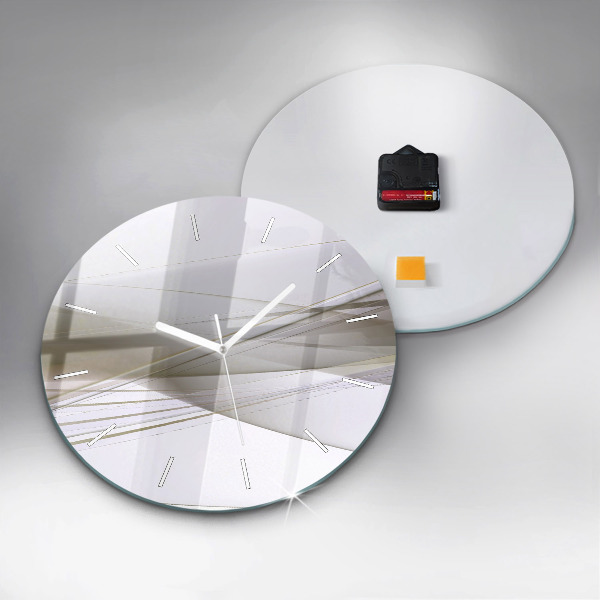 Reloj redondo pared Abstracción luminosa