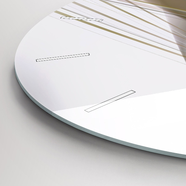 Reloj redondo pared Abstracción luminosa