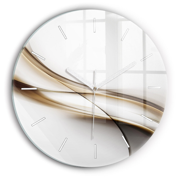Reloj redondo pared Líneas abstractas
