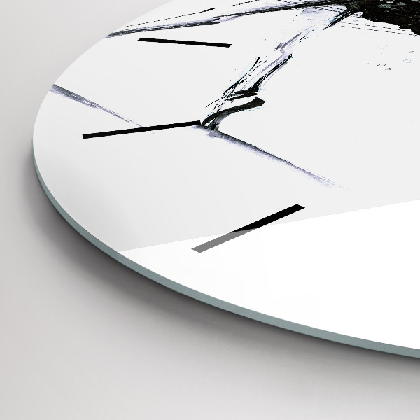 Reloj de cristal redondo Mujer bailando ballet