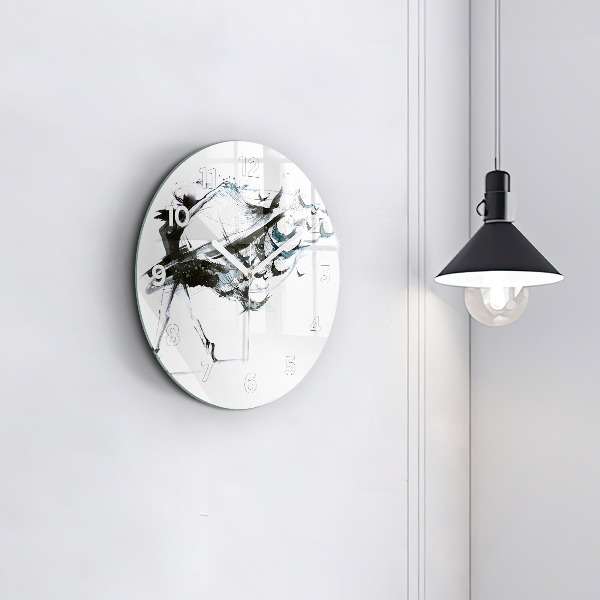 Reloj de cristal redondo Mujer bailando ballet