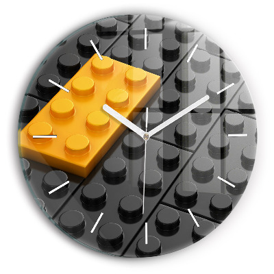 Reloj redondo pared Bloques de juguete