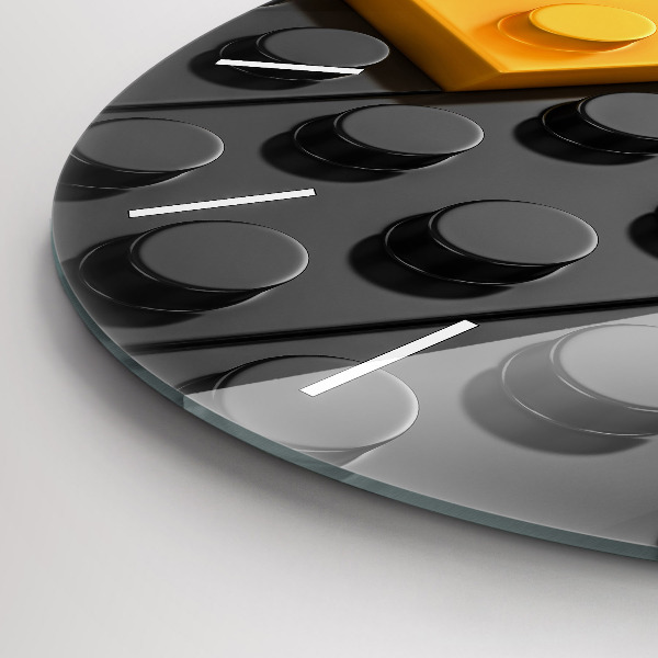 Reloj redondo pared Bloques de juguete