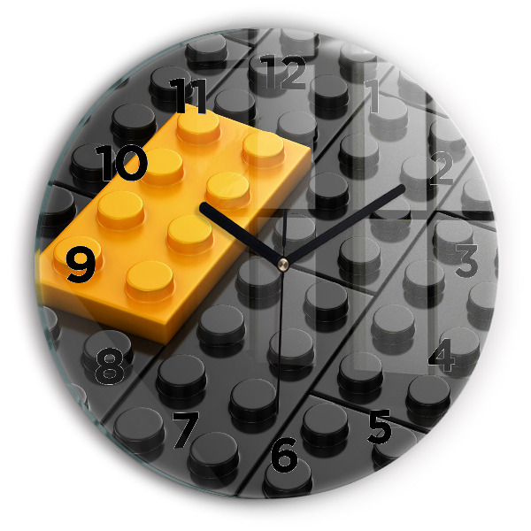 Reloj redondo pared Bloques de juguete