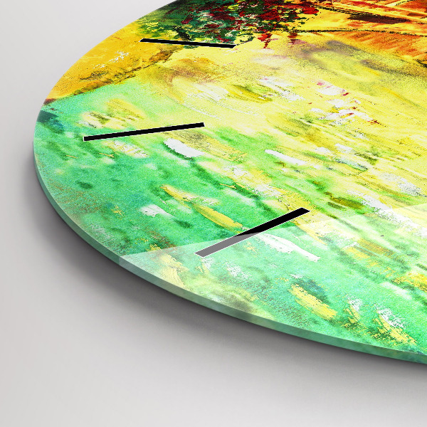 Reloj redondo pared Puente de Rialto de Venecia