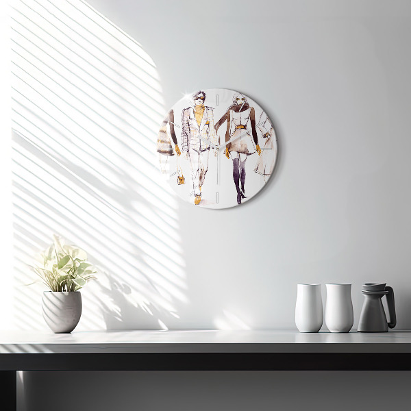 Reloj de pared redondo Mujer y hombre