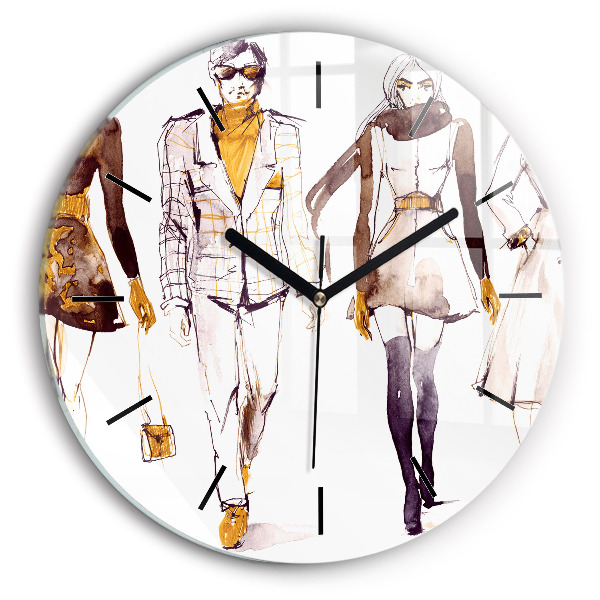 Reloj de pared redondo Mujer y hombre