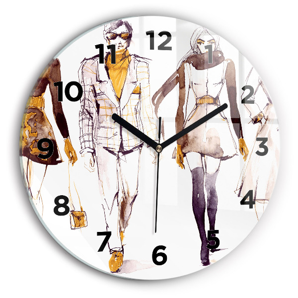 Reloj de pared redondo Mujer y hombre