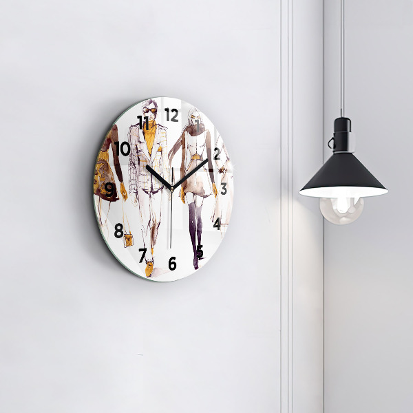 Reloj de pared redondo Mujer y hombre